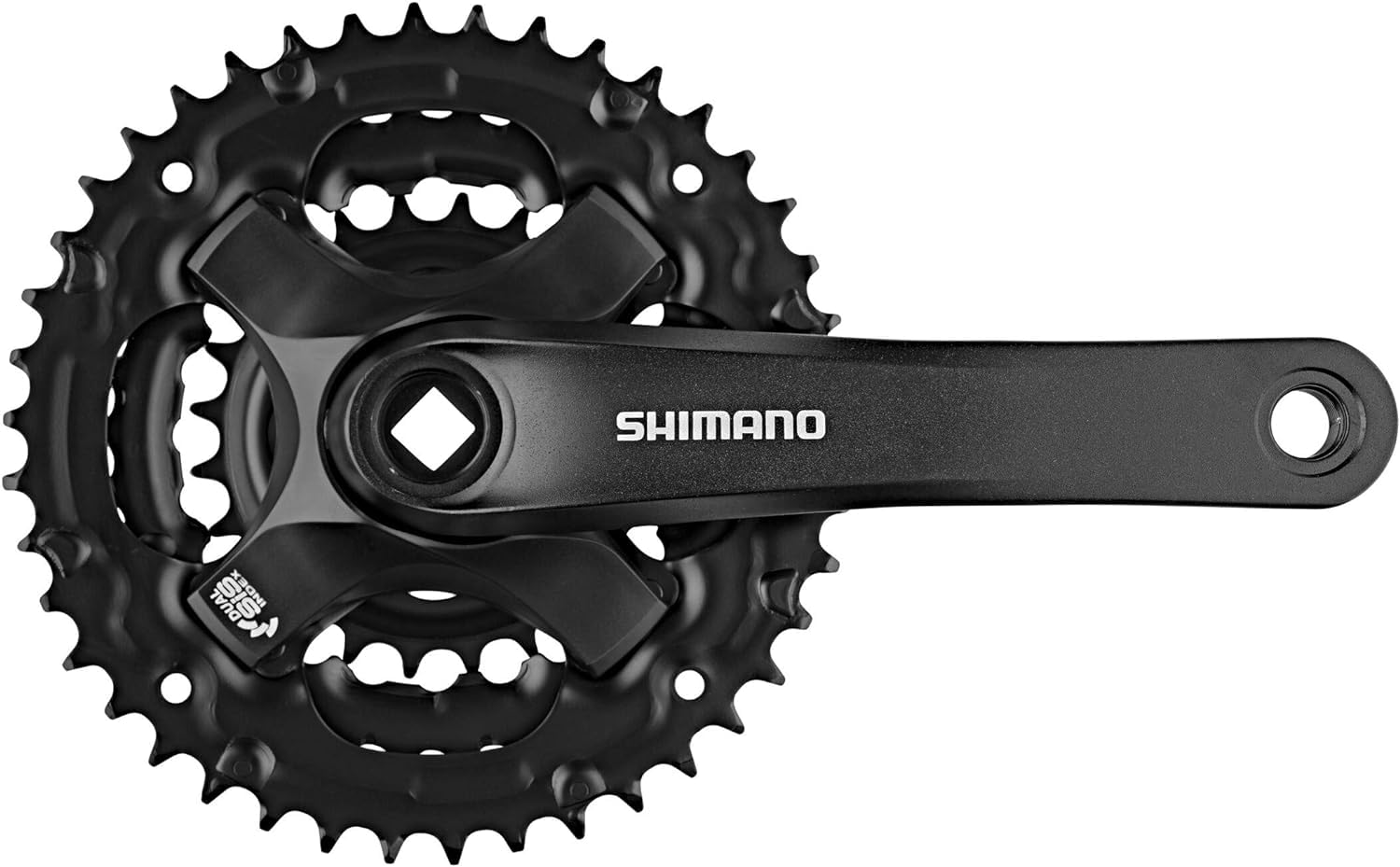 Amazon.com : Gravity Tourney TY501 Triple Square Crank Set Black